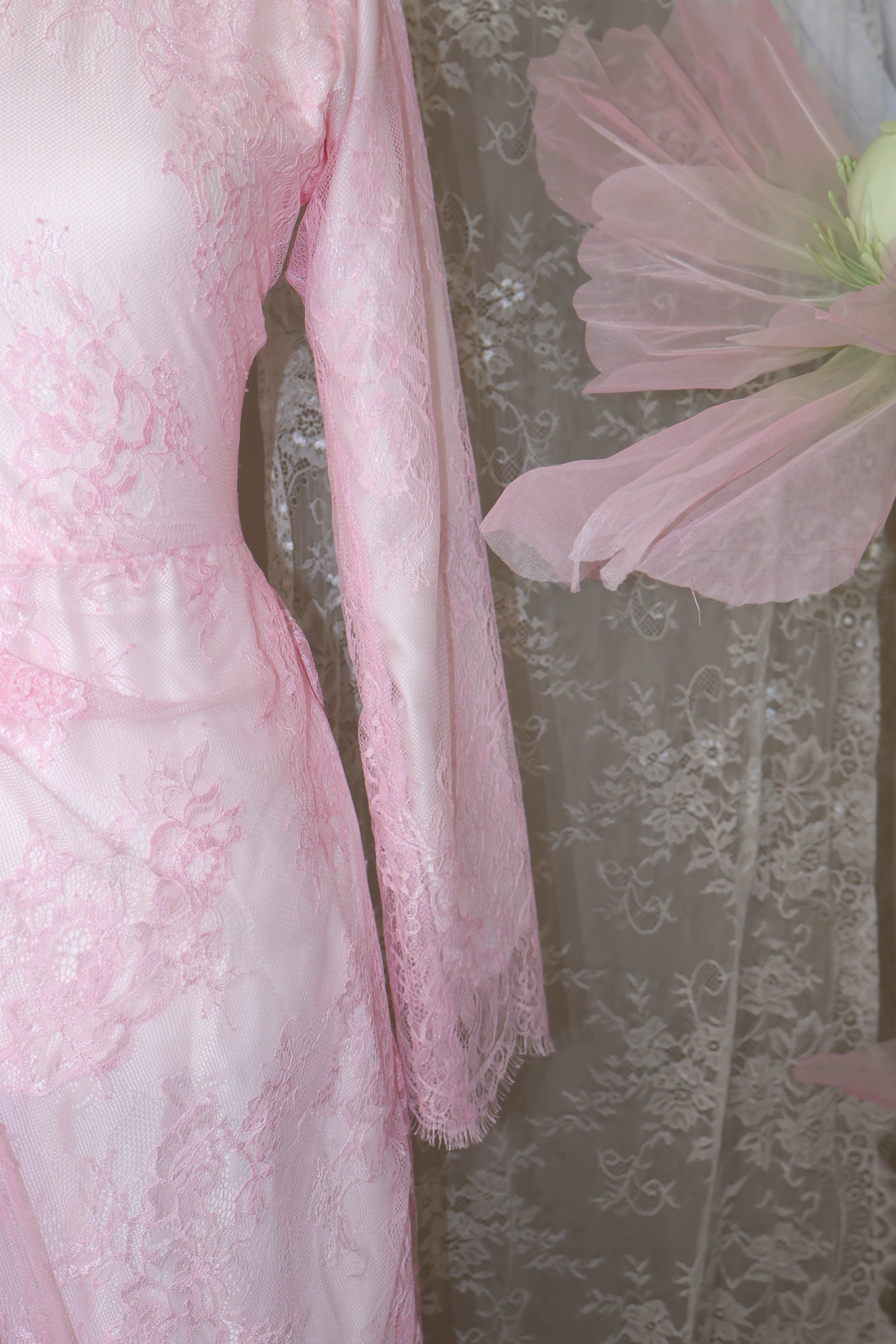 Orchid Lace dress- Pink