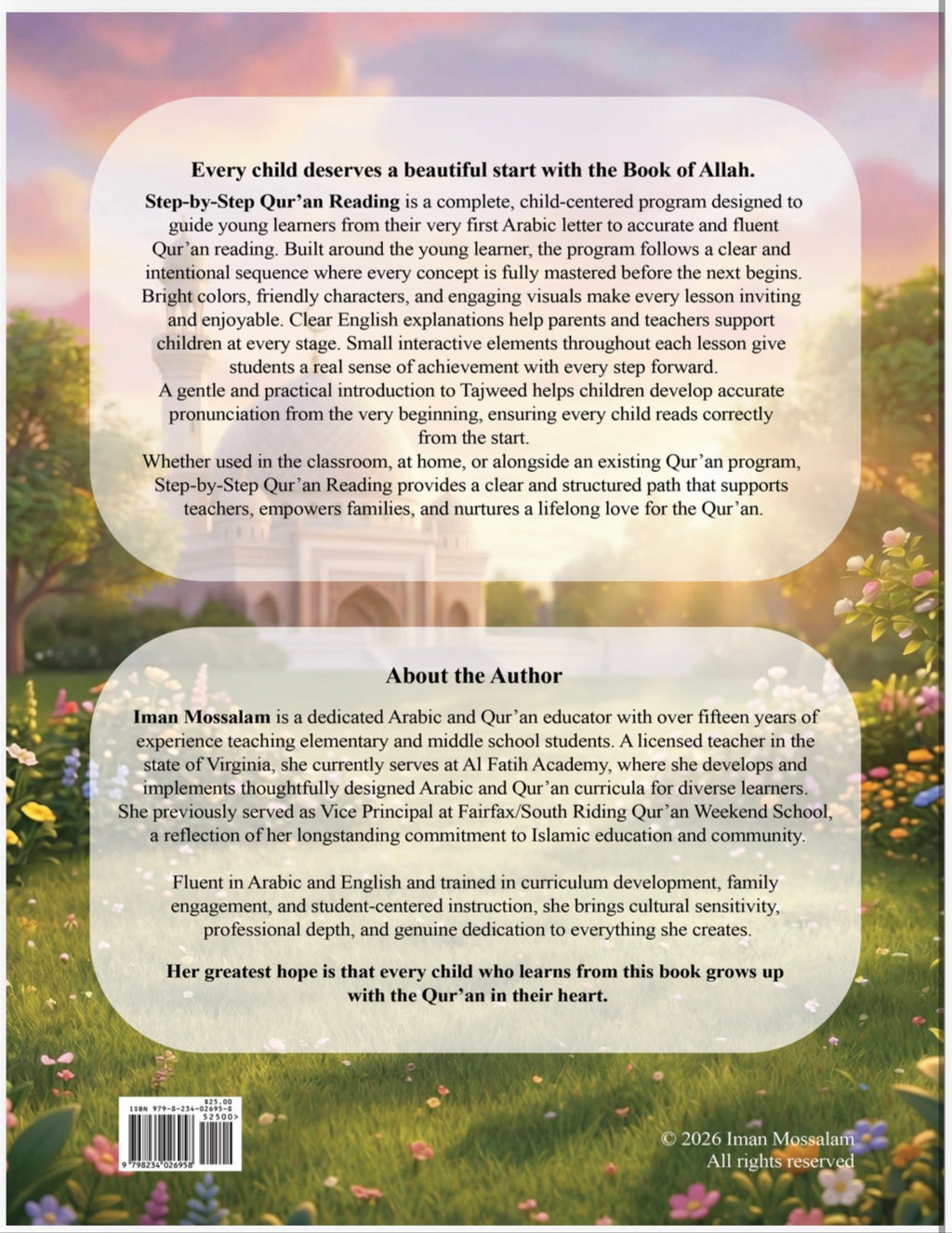 Step By Step Quran Reading - Preorder ships late August