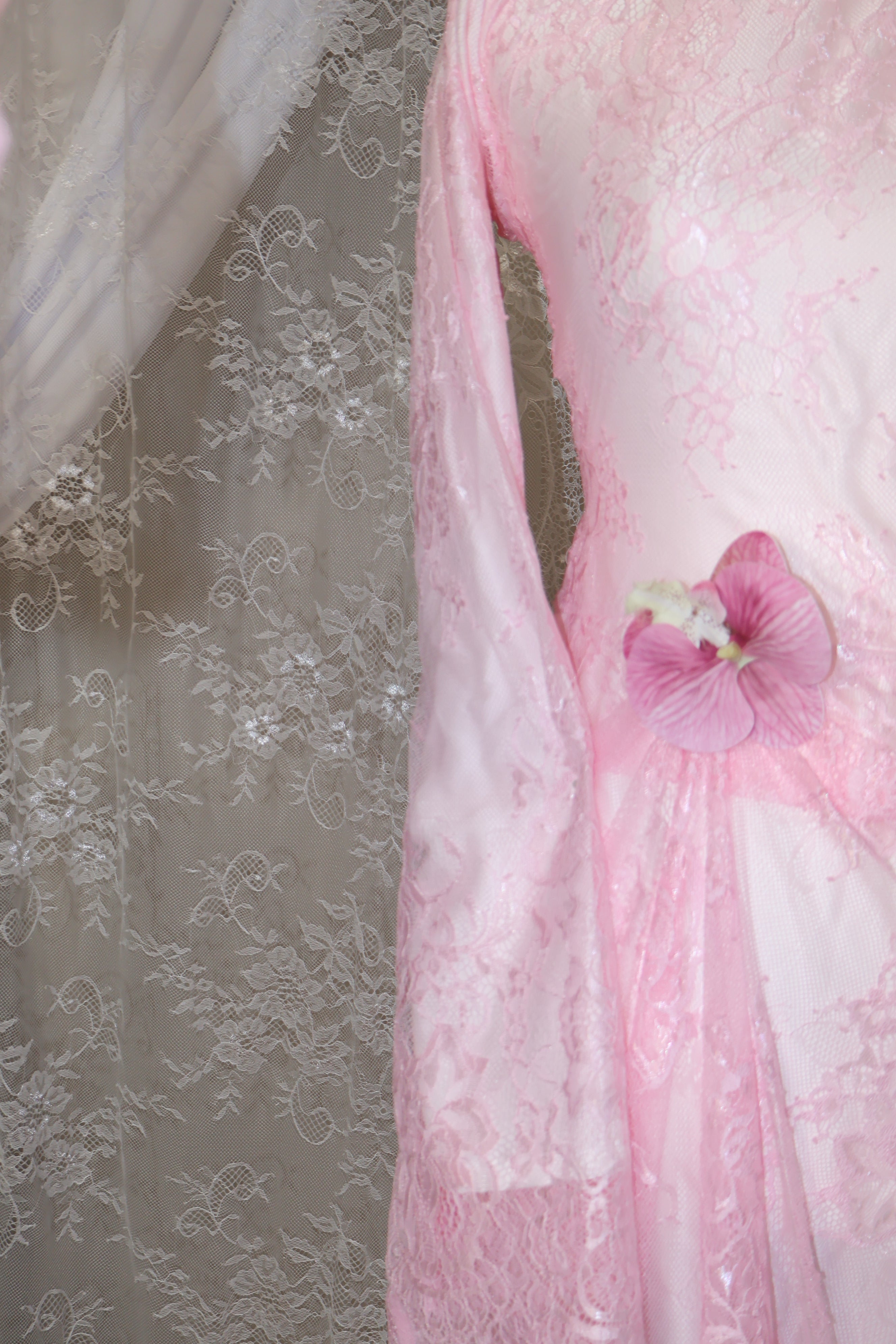 Orchid Lace dress- Pink