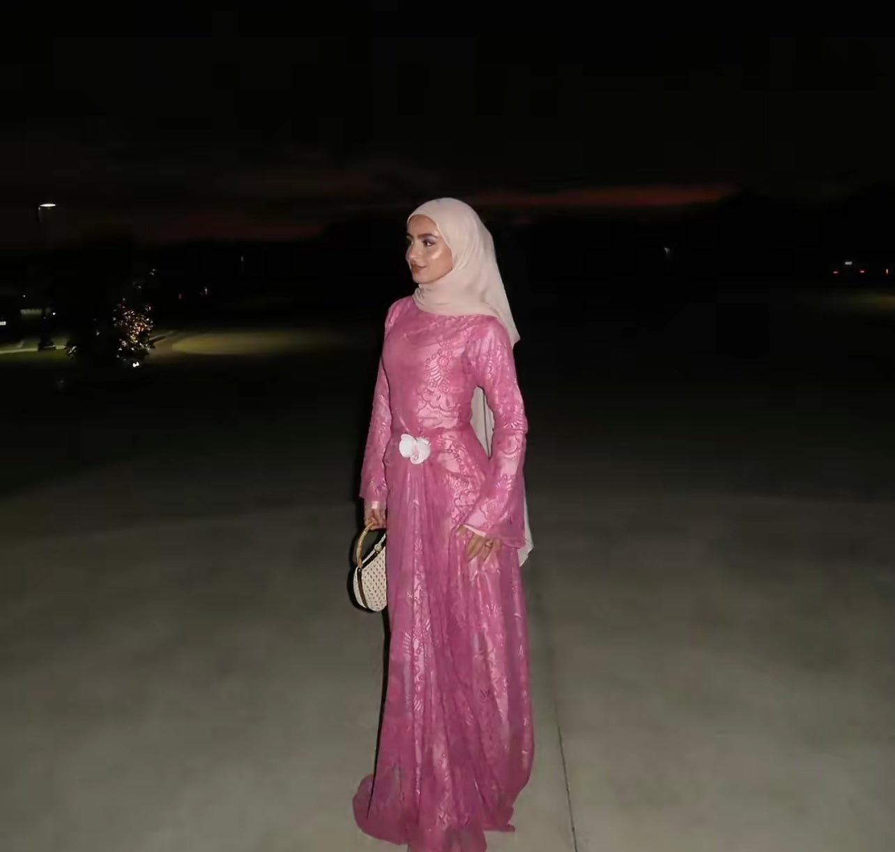 Orchid Lace dress- berry