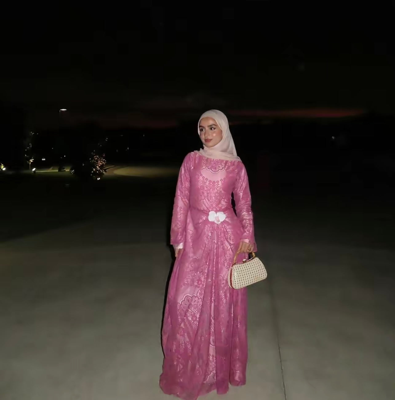 Orchid Lace dress- berry