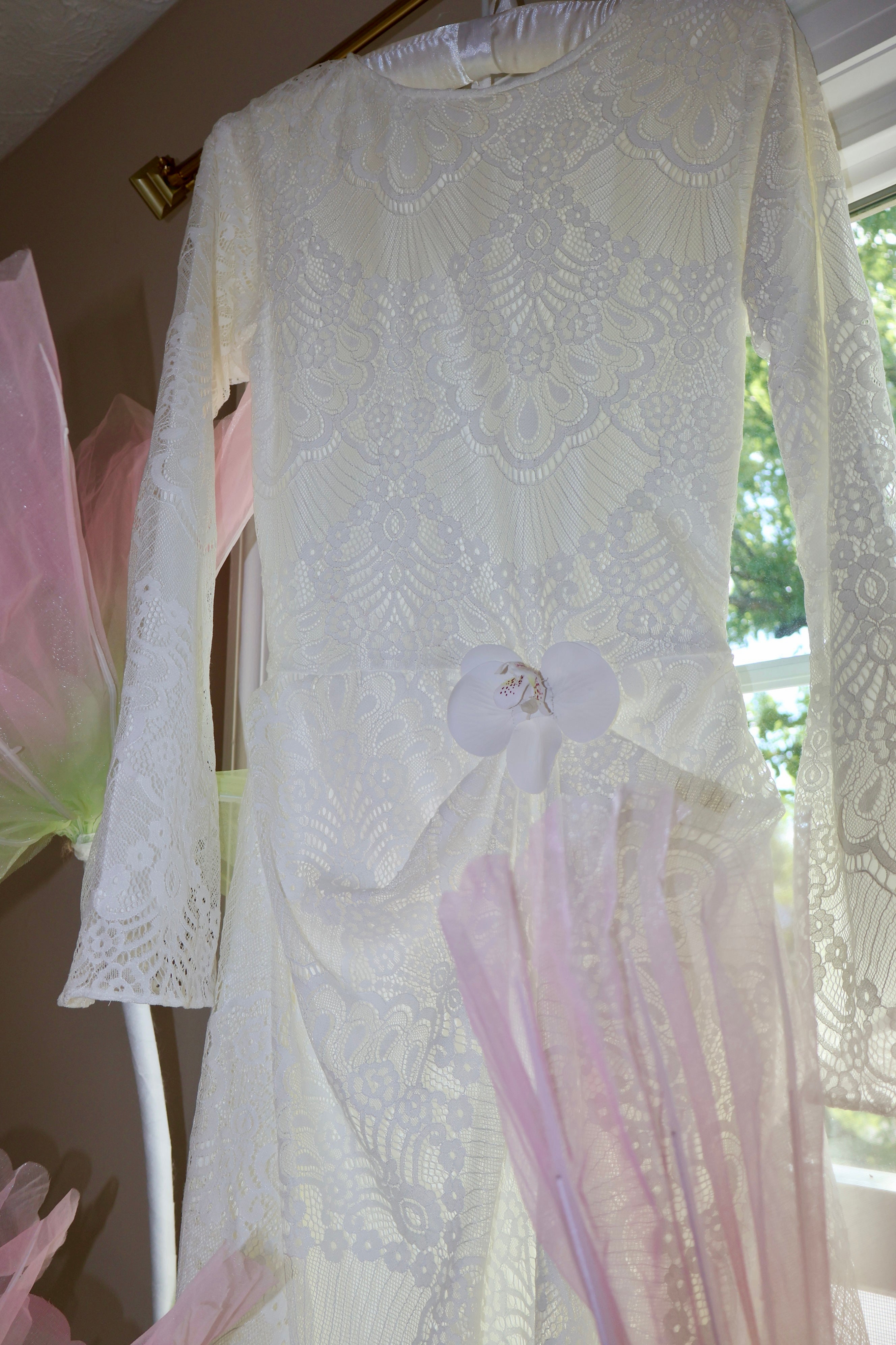 Orchid Lace dress